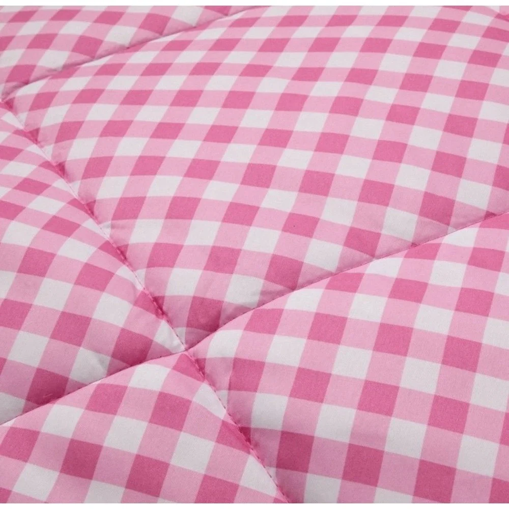 Wicked: For Good x Katie Kime Twin Comforter And Sham Set Pink And White New